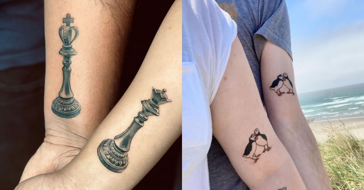 91 Matching Couple Tattoos With Meaning 2023