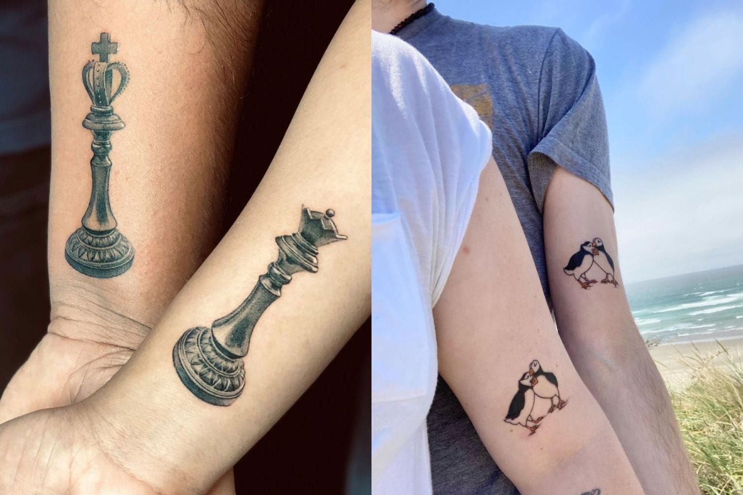 21 Cute Couple Tattoos to Get With Your Boo - Let's Eat Cake