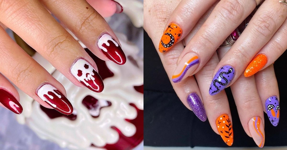 22 Scary Good Halloween Nail Designs Let S Eat Cake
