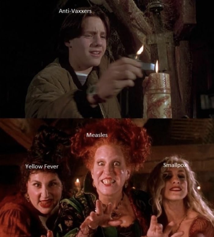 Hocus Pocus Memes - anti-vaxxers
