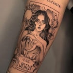 Libra Tattoo - tarot card