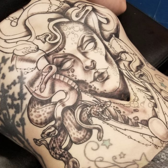 Medusa Tattoo - Back tattoo