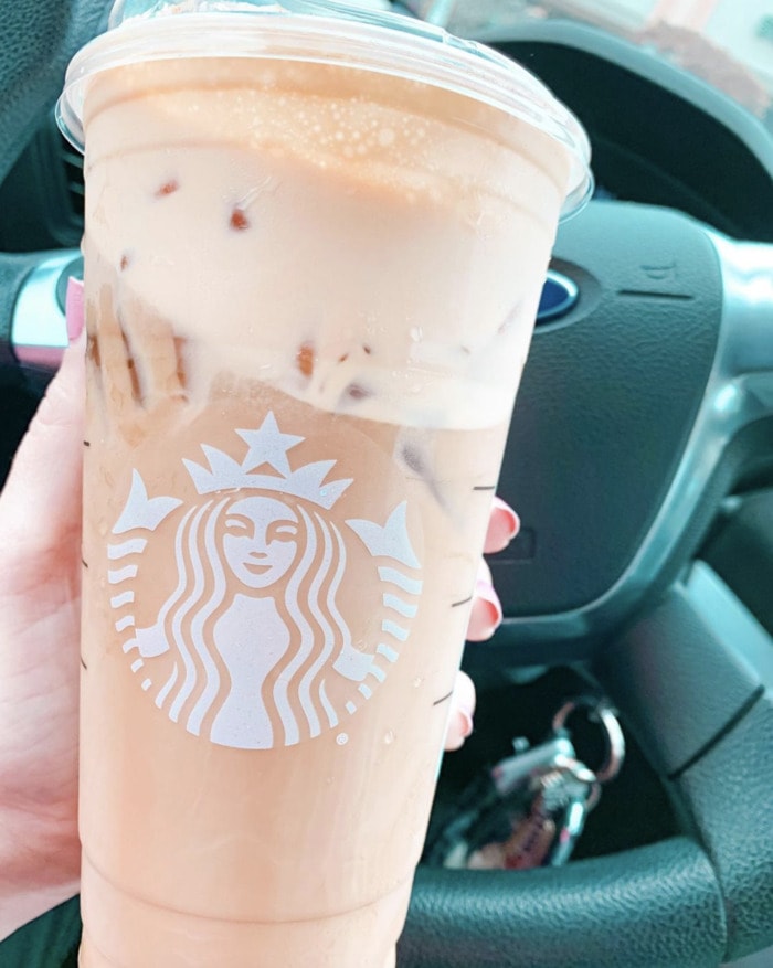 Starbucks Halloween Drinks - Candy Corn Cold Brew