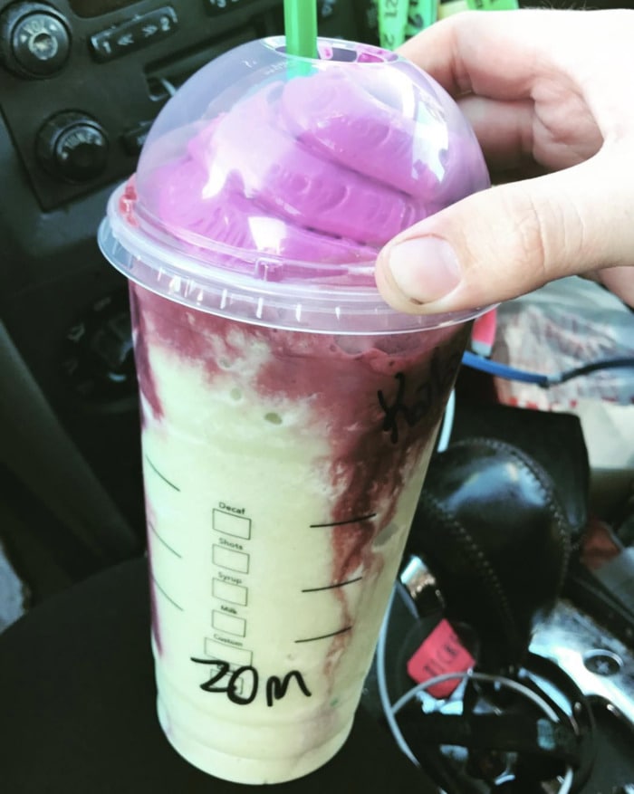 Starbucks Halloween Drinks - Zombie Frappuccino