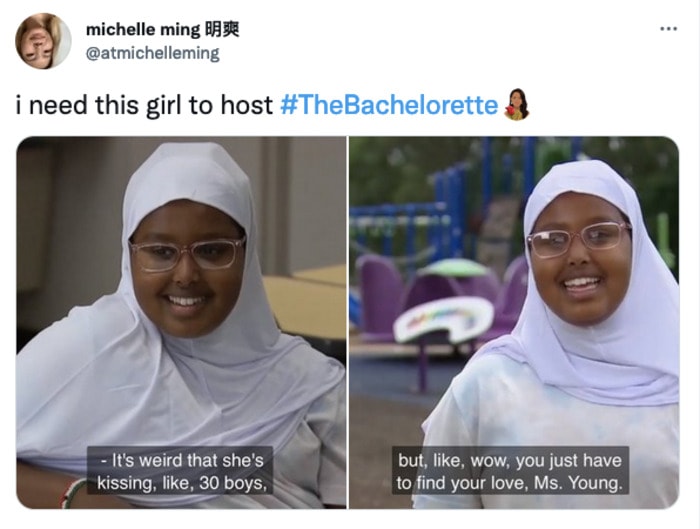 Bachelorette Michelle Tweets & Reactions