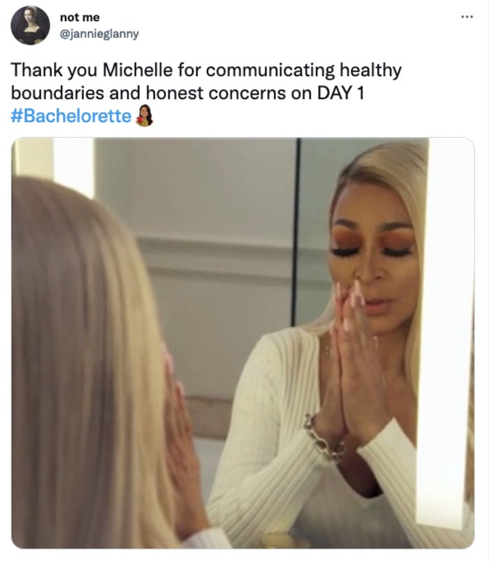 Bachelorette Michelle Tweets & Reactions