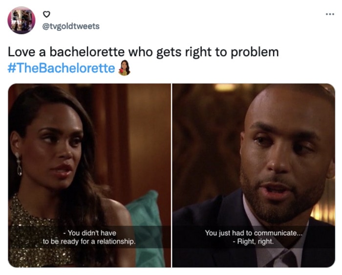Bachelorette Michelle Tweets & Reactions