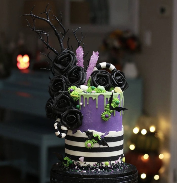 Beetlejuice Cakes - Striped