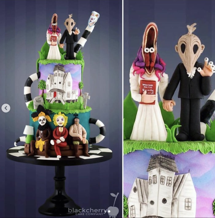 Beetlejuice Cakes - Maitland Wedding Cake