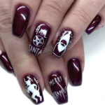 Christmas Nail Designs - Merry Krampus