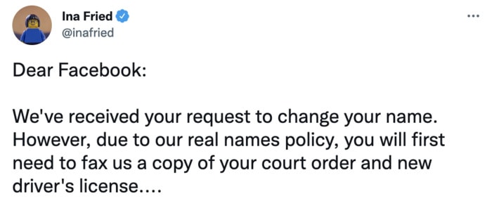 Facebook Name Change Memes - drivers license