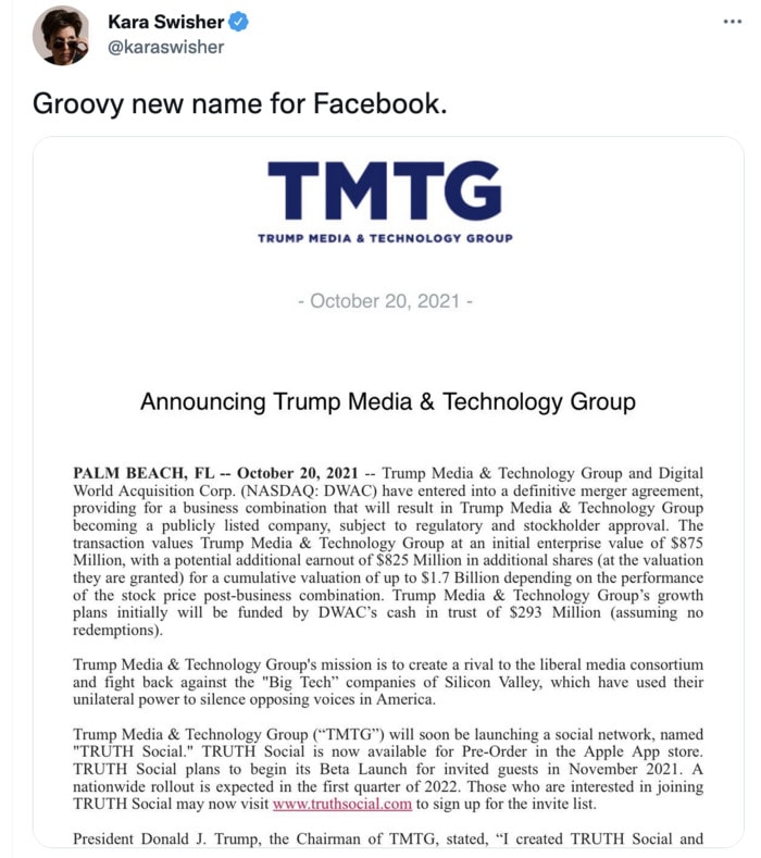 Facebook Name Change - donald trump