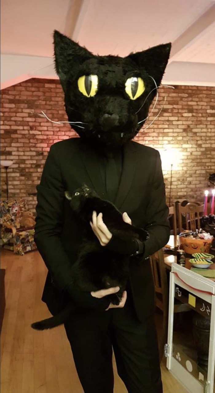 Funny Halloween Costumes - Black Cat