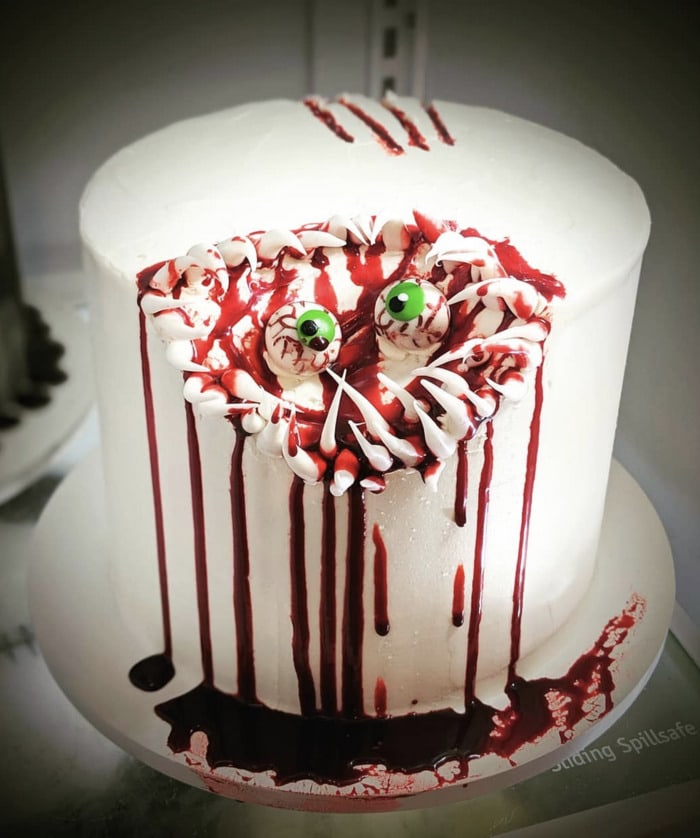 Scary cake | A Scary Cake for a 16th birthday. more cakes he… | Flickr