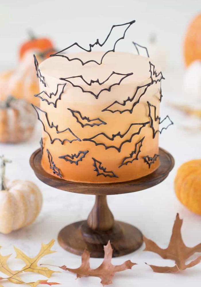 Halloween Cakes - Bats Preppy Kitchen