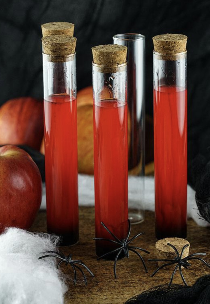 Halloween Cocktails - Vampire Kiss Vials