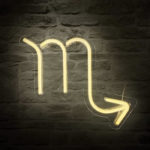 Scorpio Gift Guides - Neon Glyph sign
