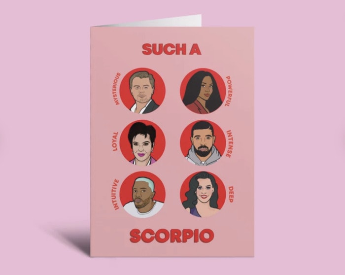 Scorpio Gift Guides - Such a Scorpio greeting card