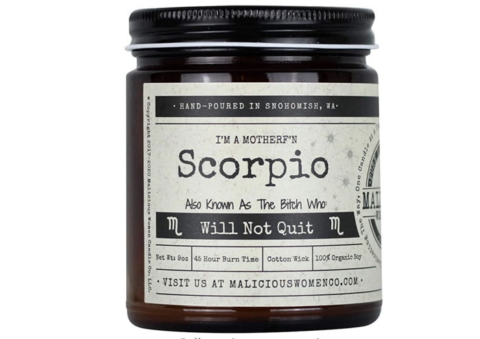 Scorpio Gift Guides - Scorpio Candle