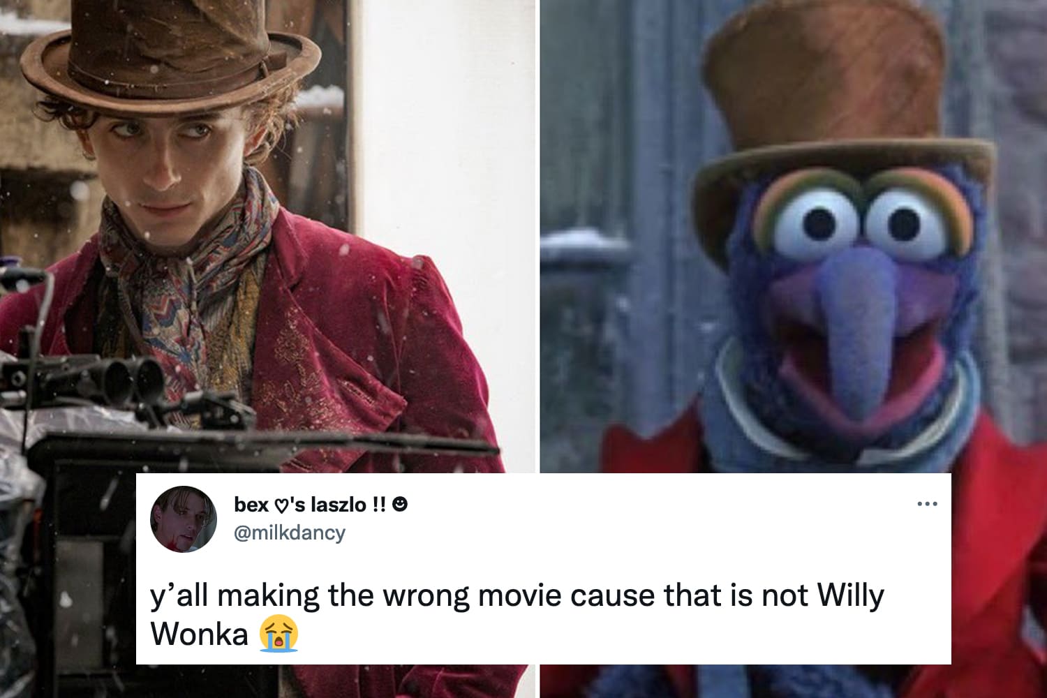 The Funniest Tweets About Timothee Chalamet as Willy Wonka Let's Eat Cake