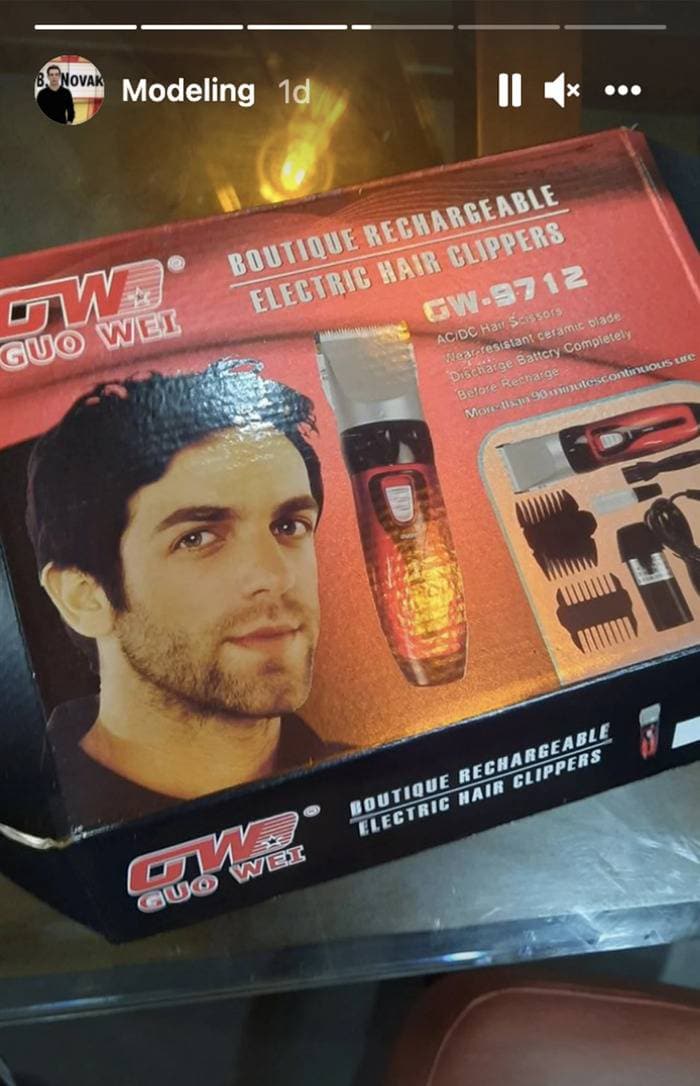 BJ Novak Face On Products - hair clippers