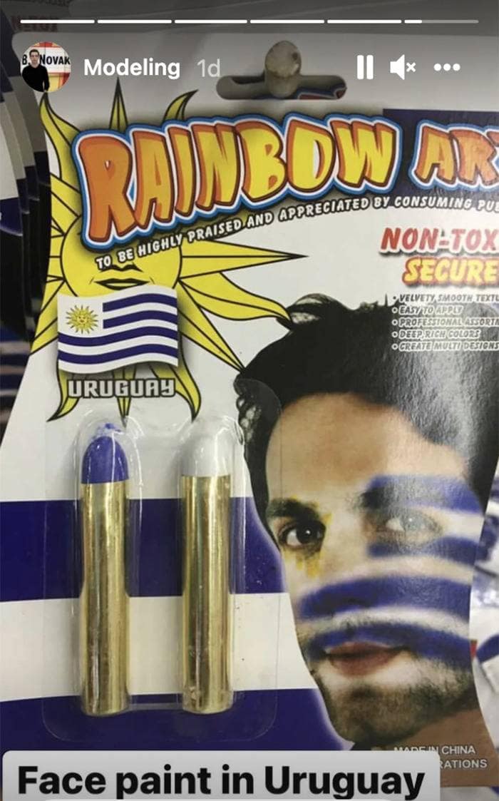 BJ Novak Face On Products - face paint
