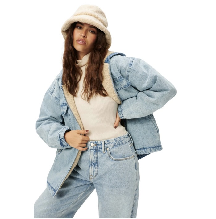 Fall Jackets - Good American Denim Sherpa