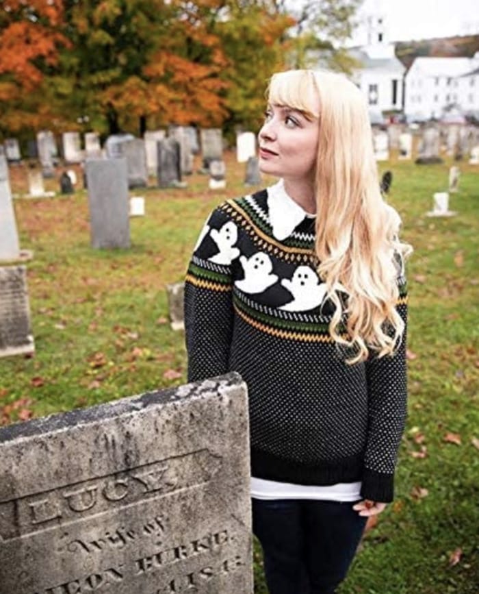 Fall Sweaters - YEMOCILE Fair Isle Ghost