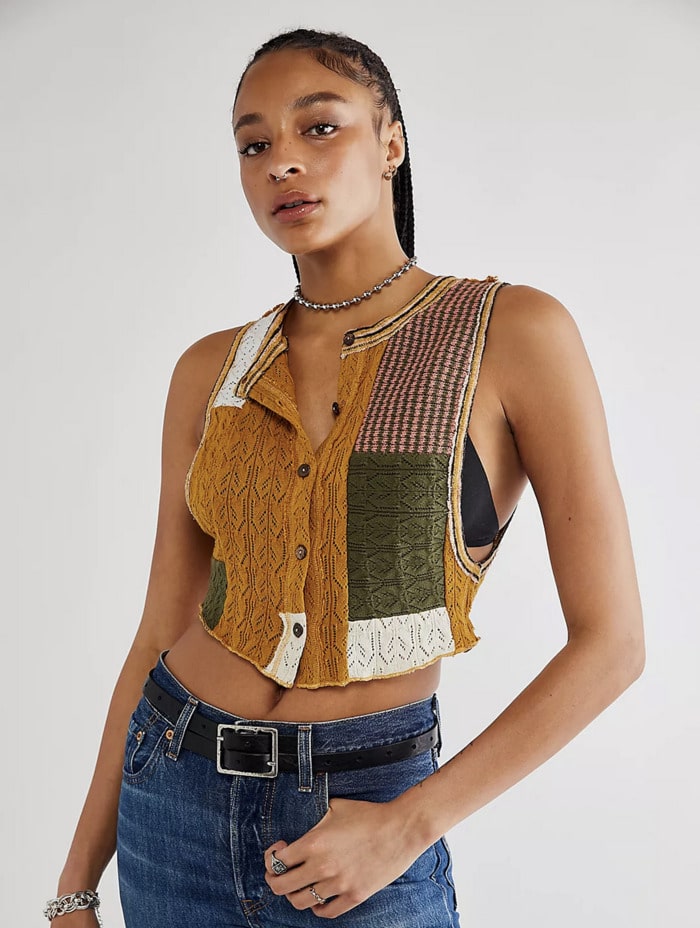 Fall Sweaters - Free People Patchy Sweater Vest