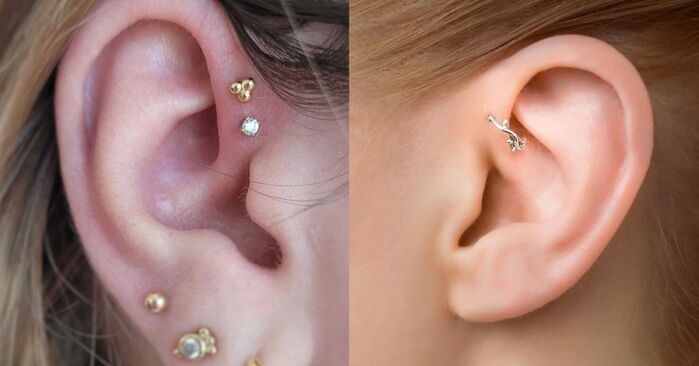 Forward Helix Piercing