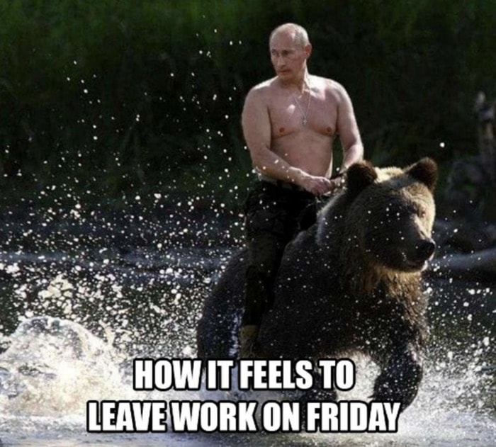 Friday Meme - leave work
