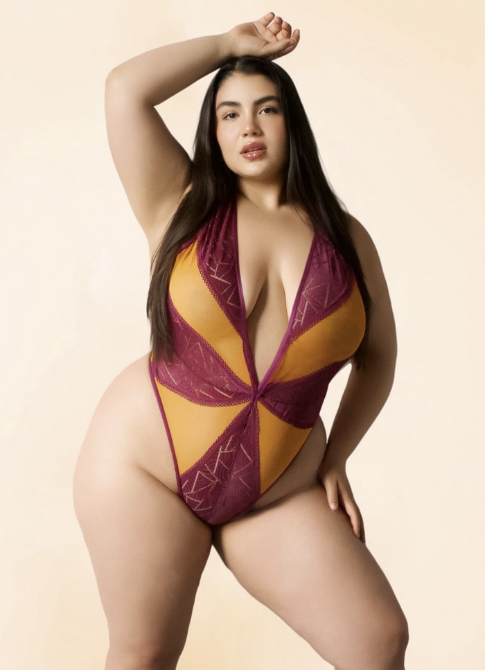 Lingerie Brands - Sydney sunset teddy