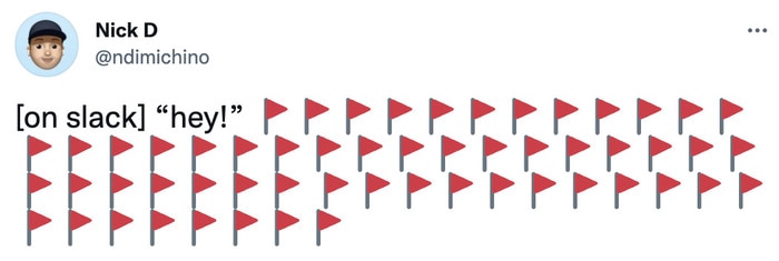red flag meme - slack