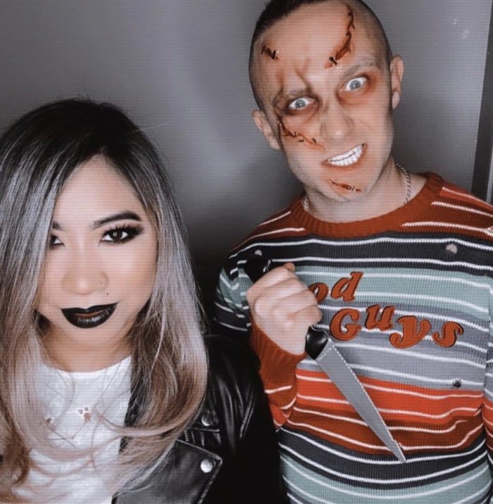 Scary Halloween Costumes - Chucky and Bride