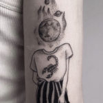 Scorpio Tattoos - disembodied scorpion tee