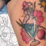 Scorpio Tattoos - scorpion in a vase