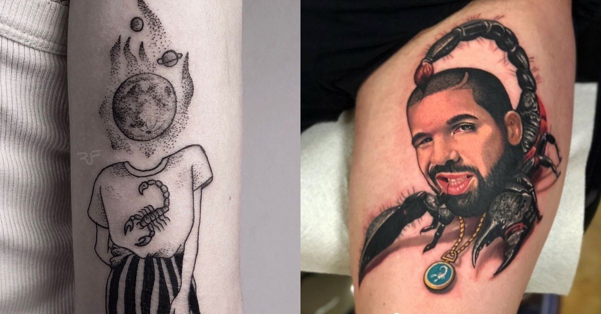 21 Scorpio Tattoos That Will Only Sting A Little - Let's Eat Cake