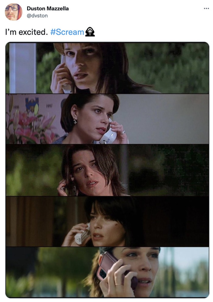 Scream Trailer Easter Eggs - sydney answering phone
