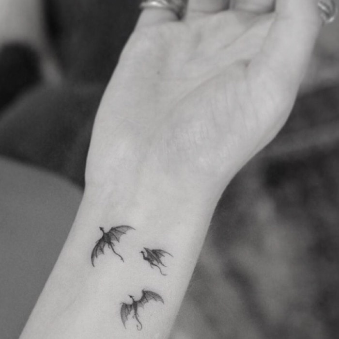 Small Tattoos - dragons