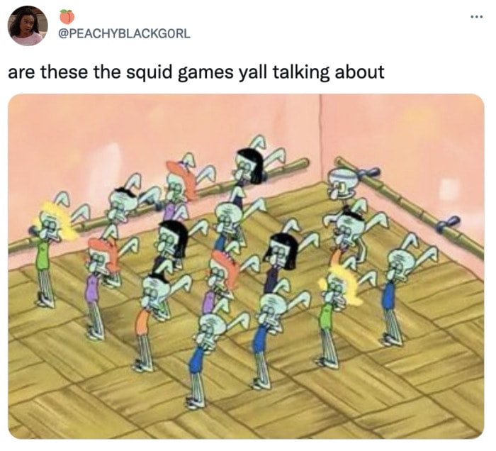 Squid Game Memes - squidward