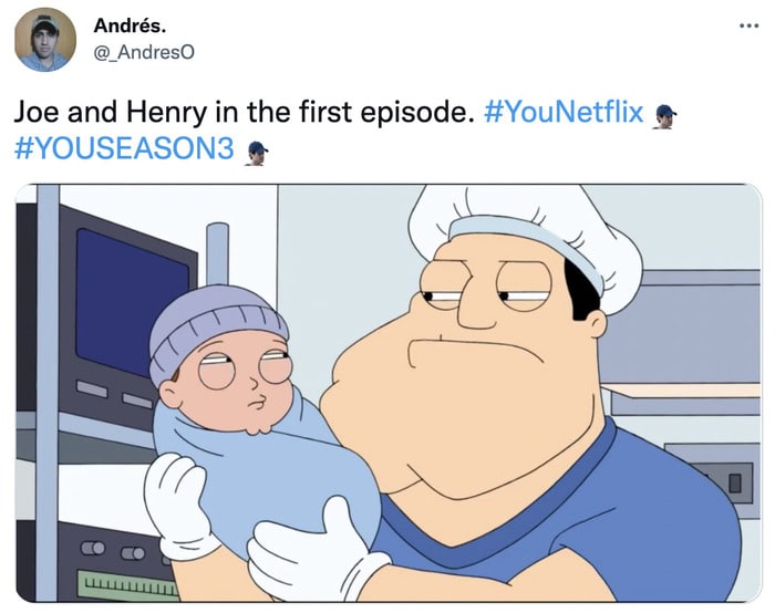 you season 3 tweets - joe and henry