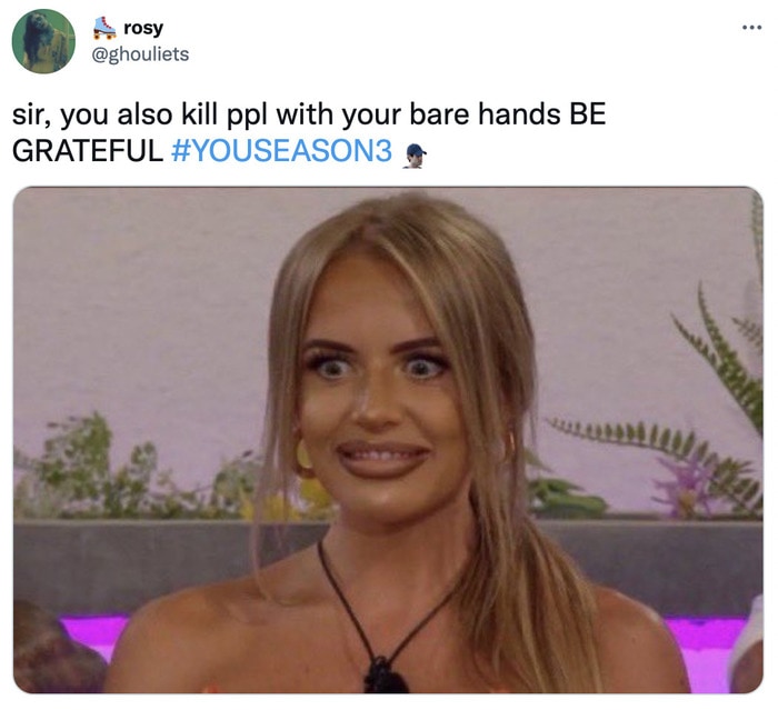 you memes season 3 tweets - be grateful