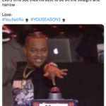 you season 3 tweets - more violence button