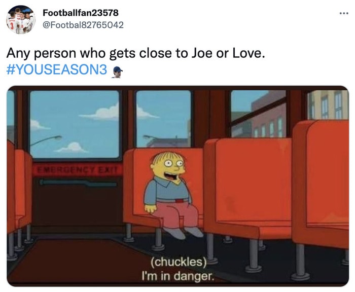 you season 3 tweets - danger