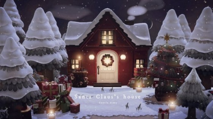 Animal Crossing Christmas Ideas - Santa's house