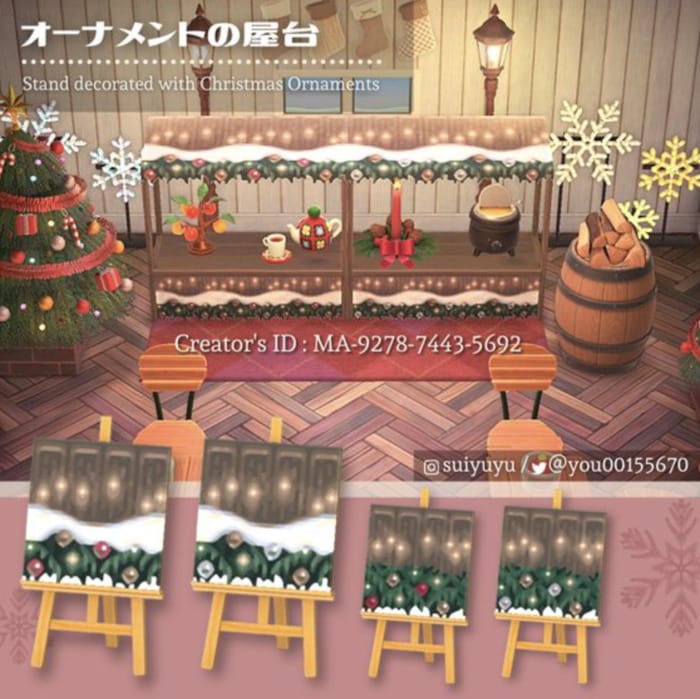 Animal Crossing Christmas Ideas - Ornament stand