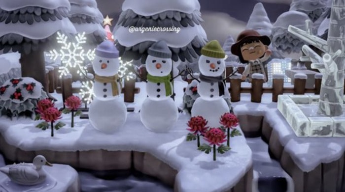 Animal Crossing Christmas Ideas - Snowmen