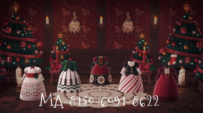 Animal Crossing Christmas Ideas - Dresses custom design
