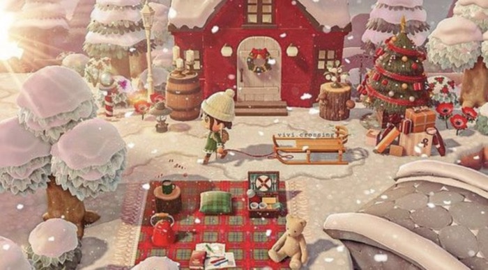 Animal Crossing Christmas Ideas - Picnic