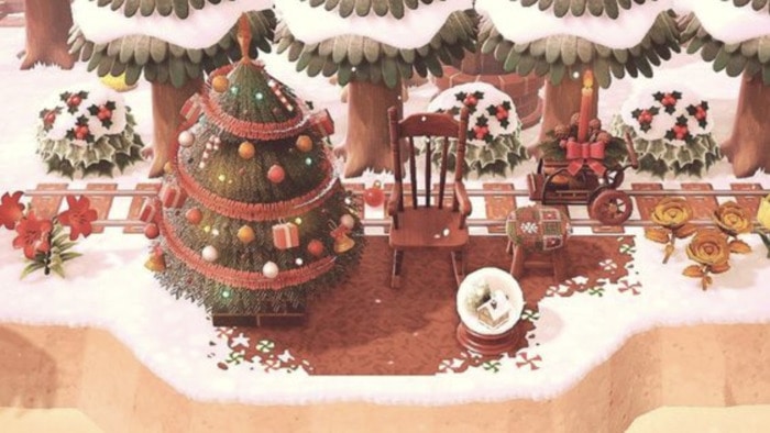 Animal Crossing Christmas Ideas - Beach nook
